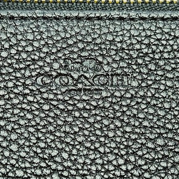 Auth COACH Hayden Foldover Crossbody Clutch 87401 Black Leather - - Picture 2 of 5